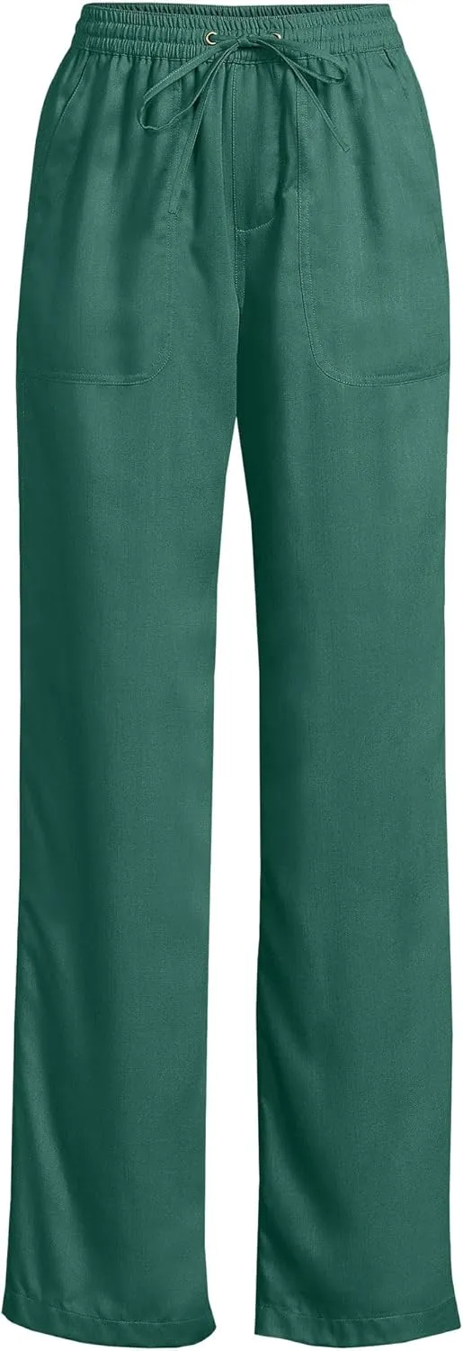 Lands' End Women's Recover High Rise Wide Leg Jeans