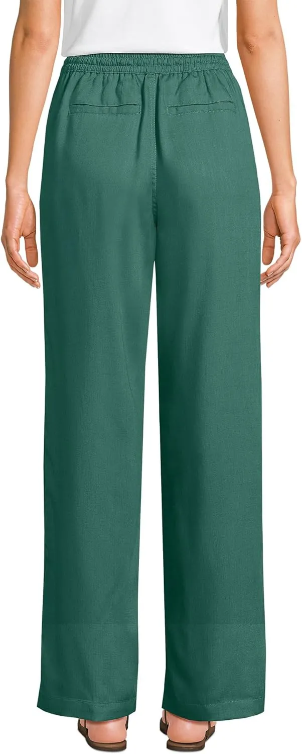 Lands' End Women's Recover High Rise Wide Leg Jeans