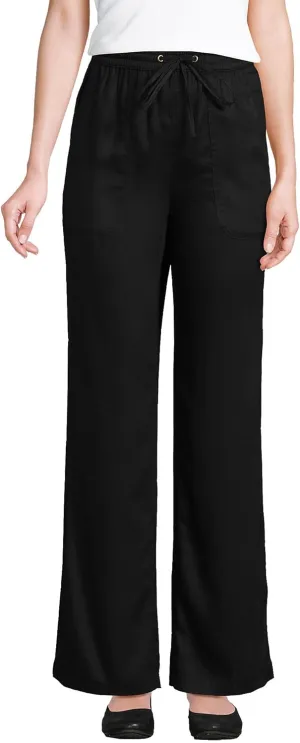 Lands' End Women's Recover High Rise Wide Leg Jeans