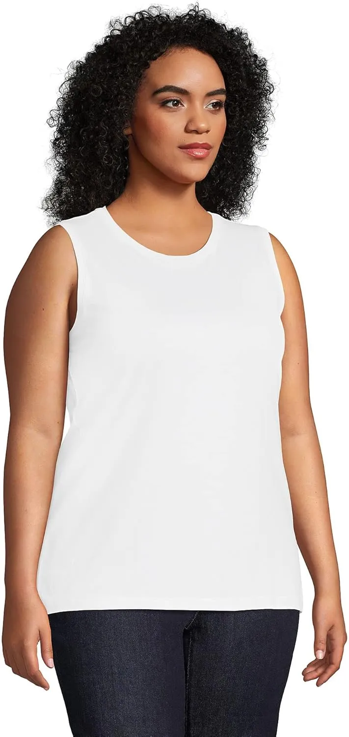 Lands' End Women's Supima Cotton Tank Top