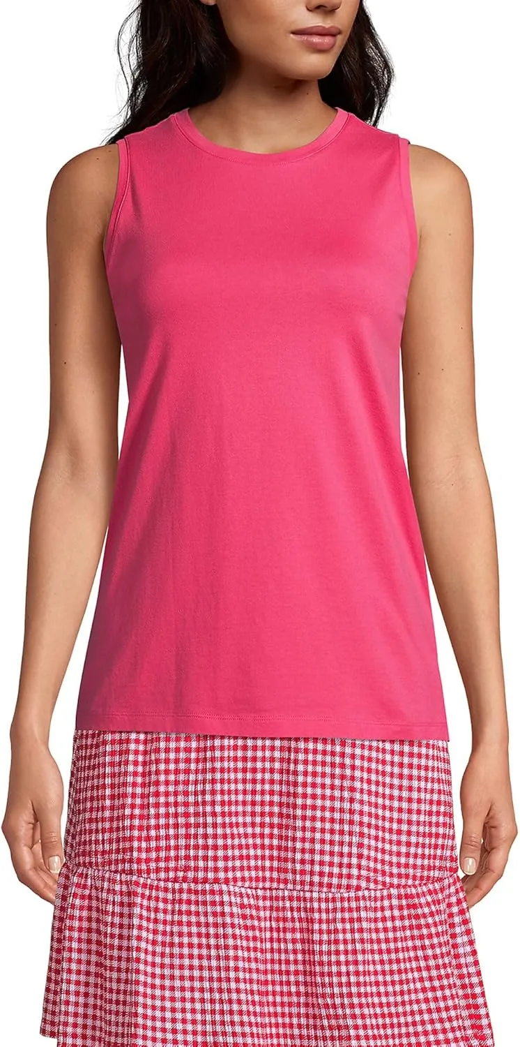 Lands' End Women's Supima Cotton Tank Top