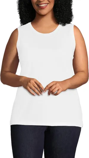 Lands' End Women's Supima Cotton Tank Top