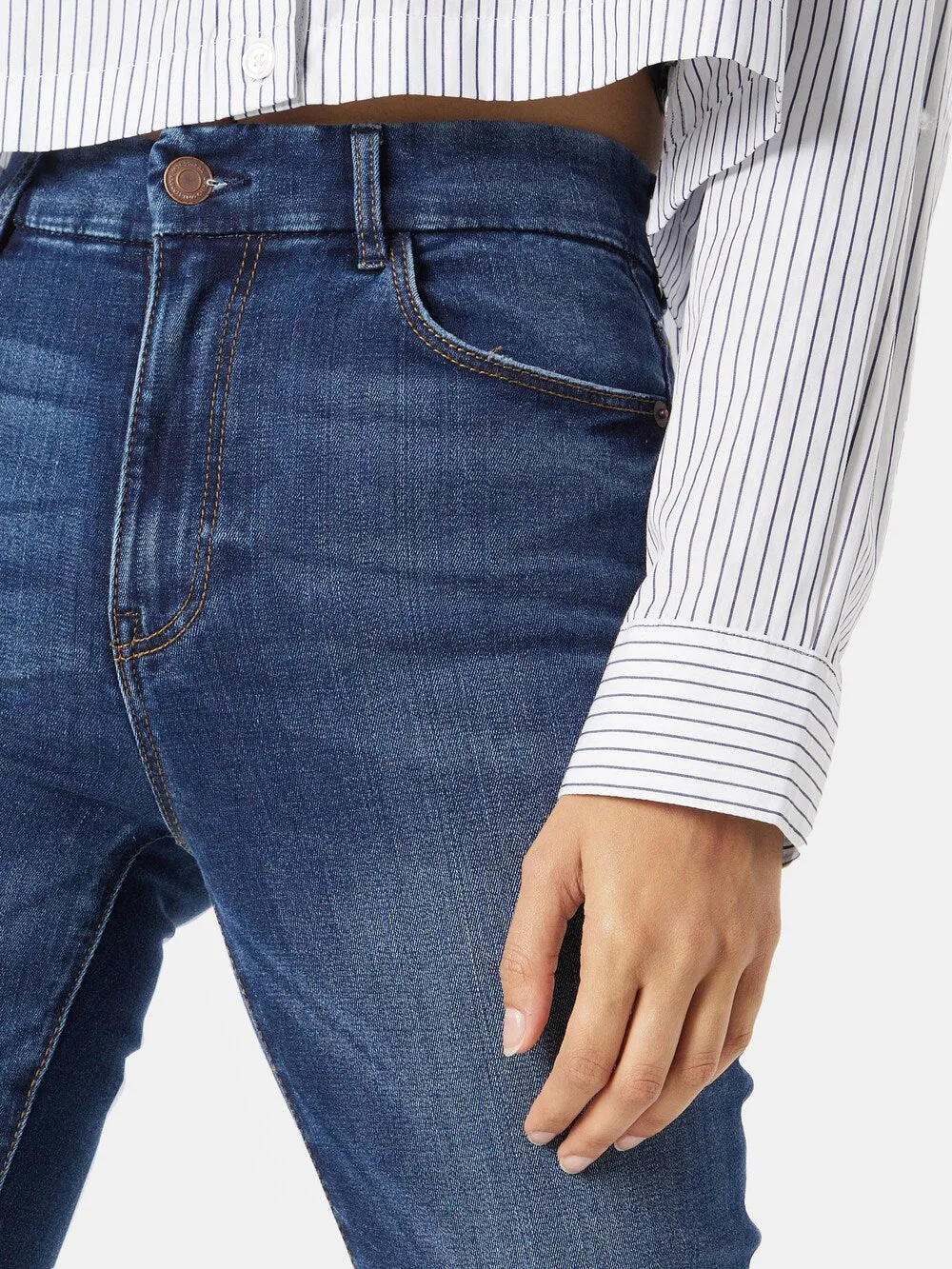 Lindex Mira flared jeans, dark blue