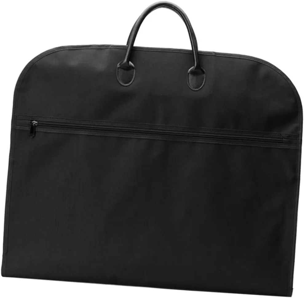 Long Dress Suit Garment Bag Oxford Fabric Lightweight Business Suit Bag Hanging Cover for Travel Double Handles for