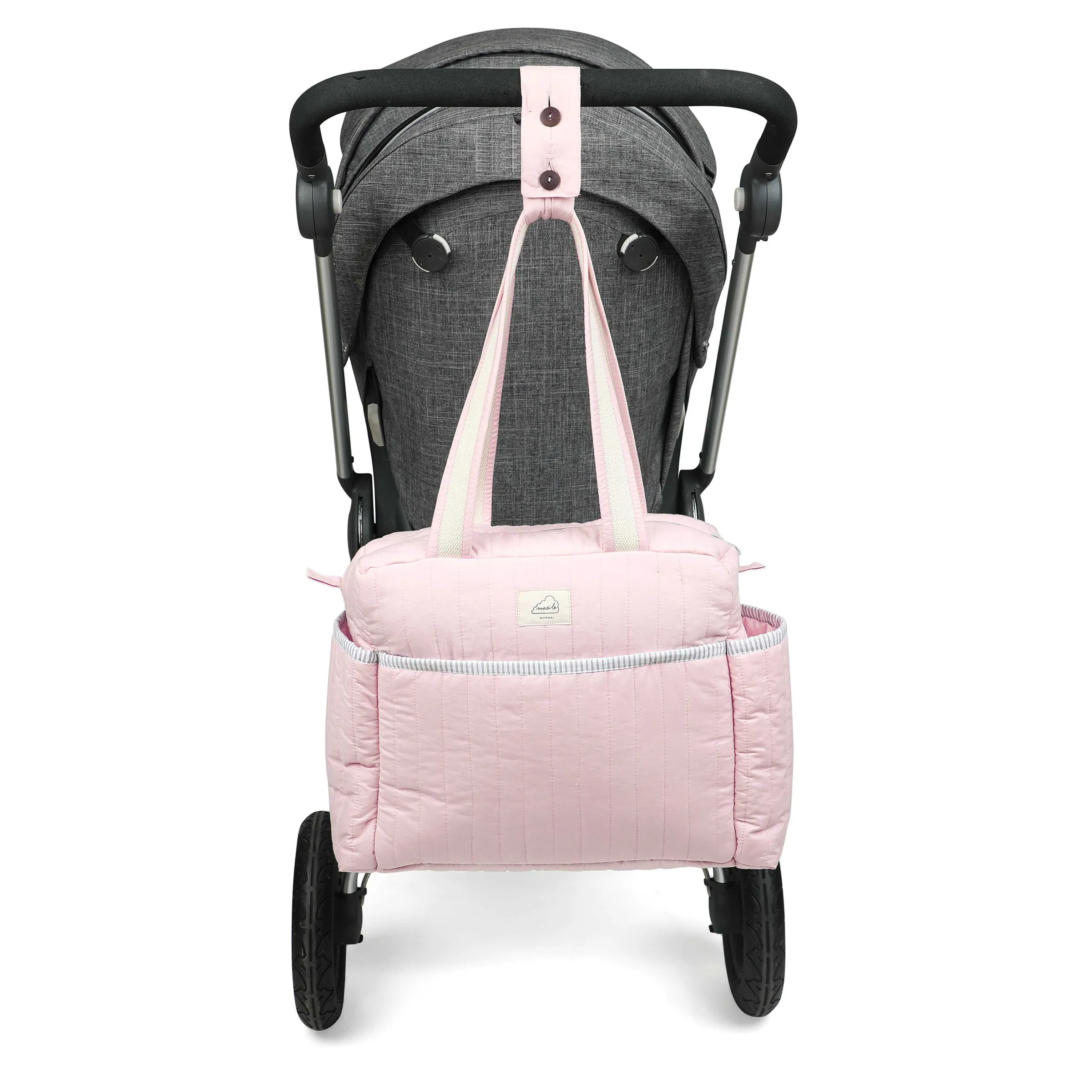 Masilo Organic Cotton Changing Bag  Blush