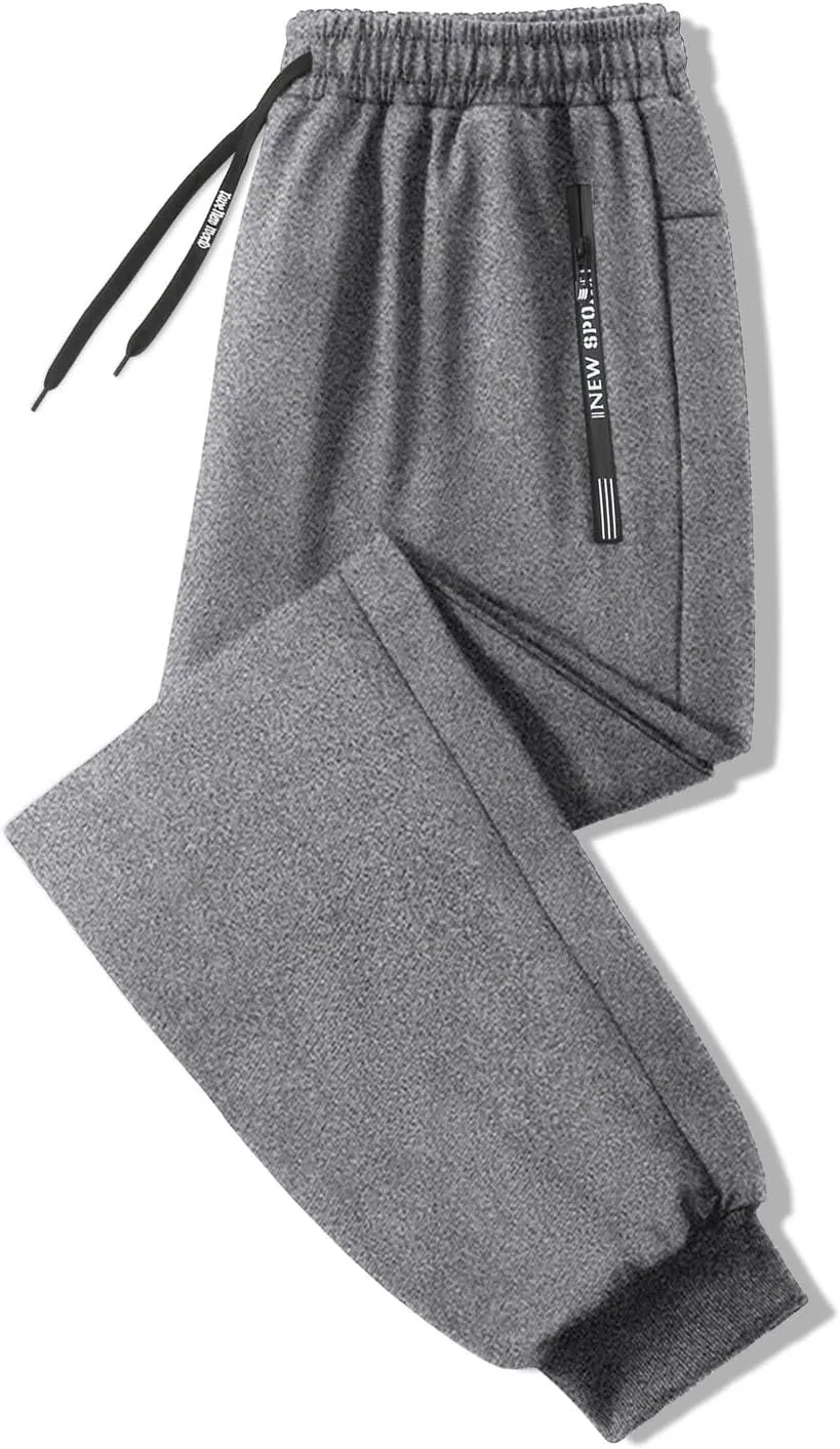 Men Tracksuit Pant Casual Stretchy Jogger Training Sweatpant Straight Leg Elasticated Waist Chino Pant