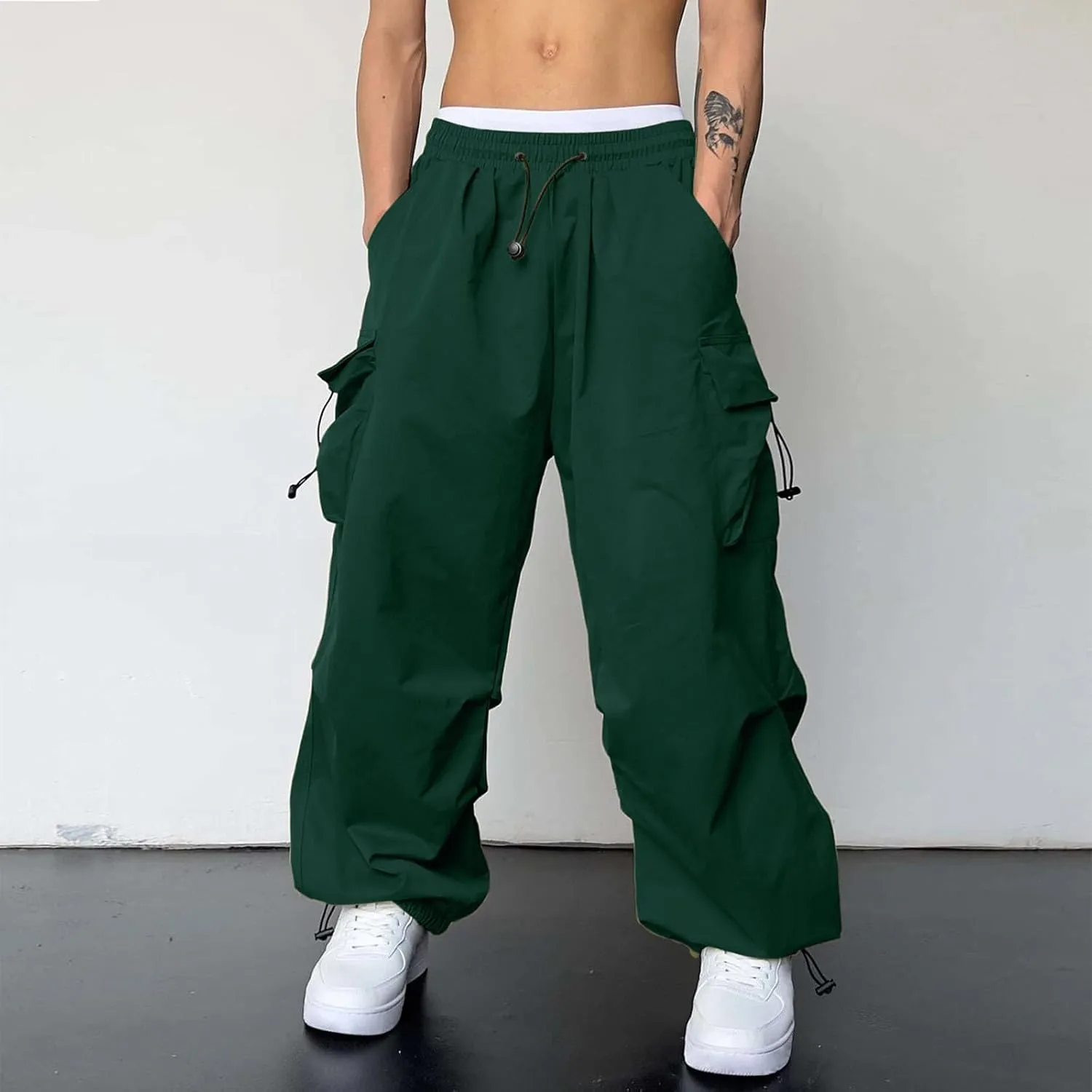 Men Tracksuit Pant Casual Stretchy Jogger Training Sweatpant Straight Leg Elasticated Waist Chino Pant