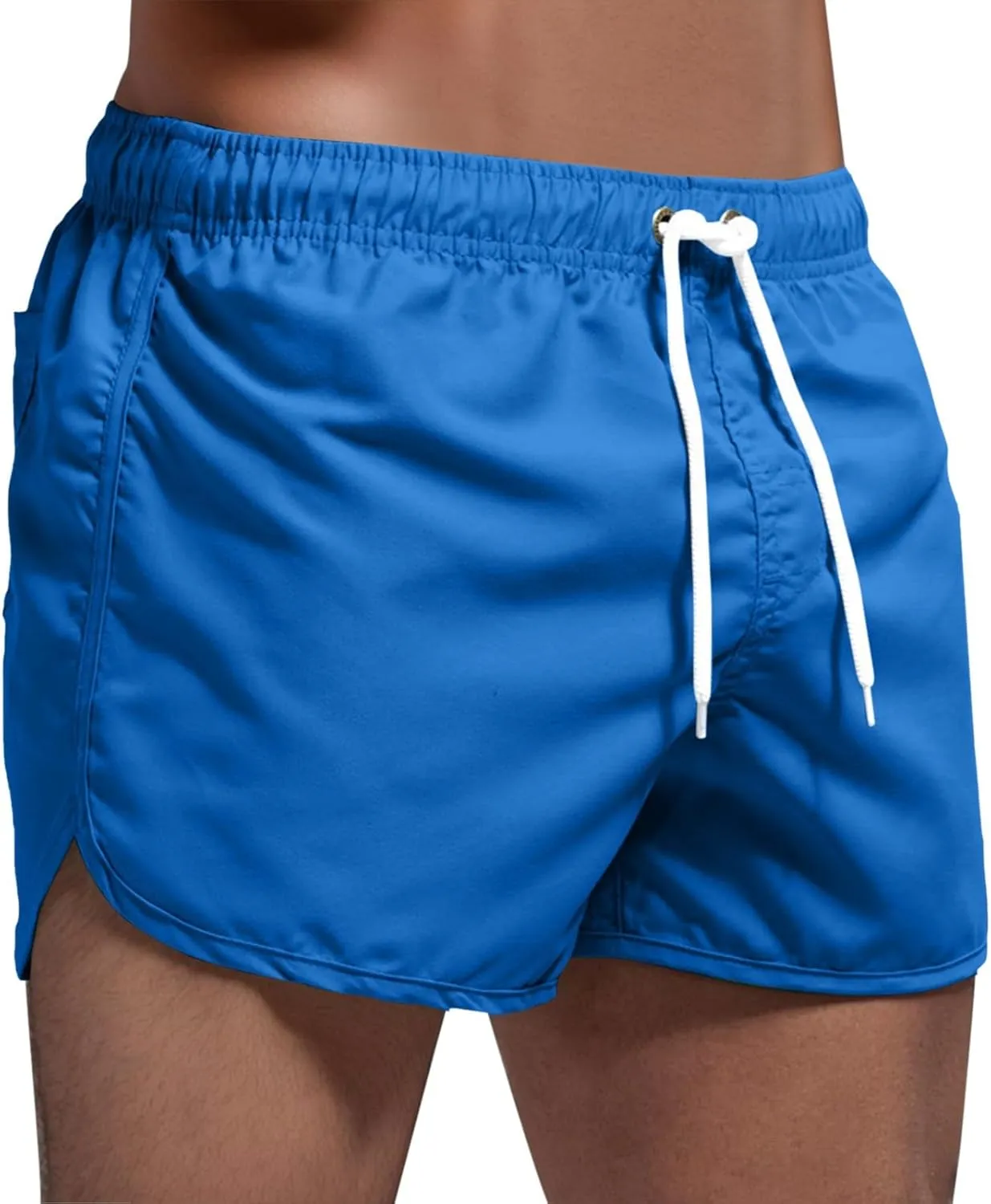 Men's Casual Summer Beach Shorts,Sports Fit Surfing Solid Splicing Swimwear Men's Board Shorts Athletic Shorts for Men