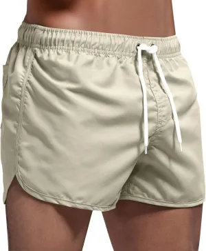 Men's Casual Summer Beach Shorts,Sports Fit Surfing Solid Splicing Swimwear Men's Board Shorts Athletic Shorts for Men