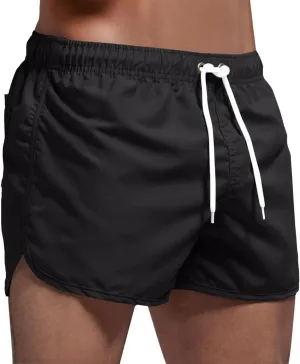 Men's Casual Summer Beach Shorts,Sports Fit Surfing Solid Splicing Swimwear Men's Board Shorts Athletic Shorts for Men