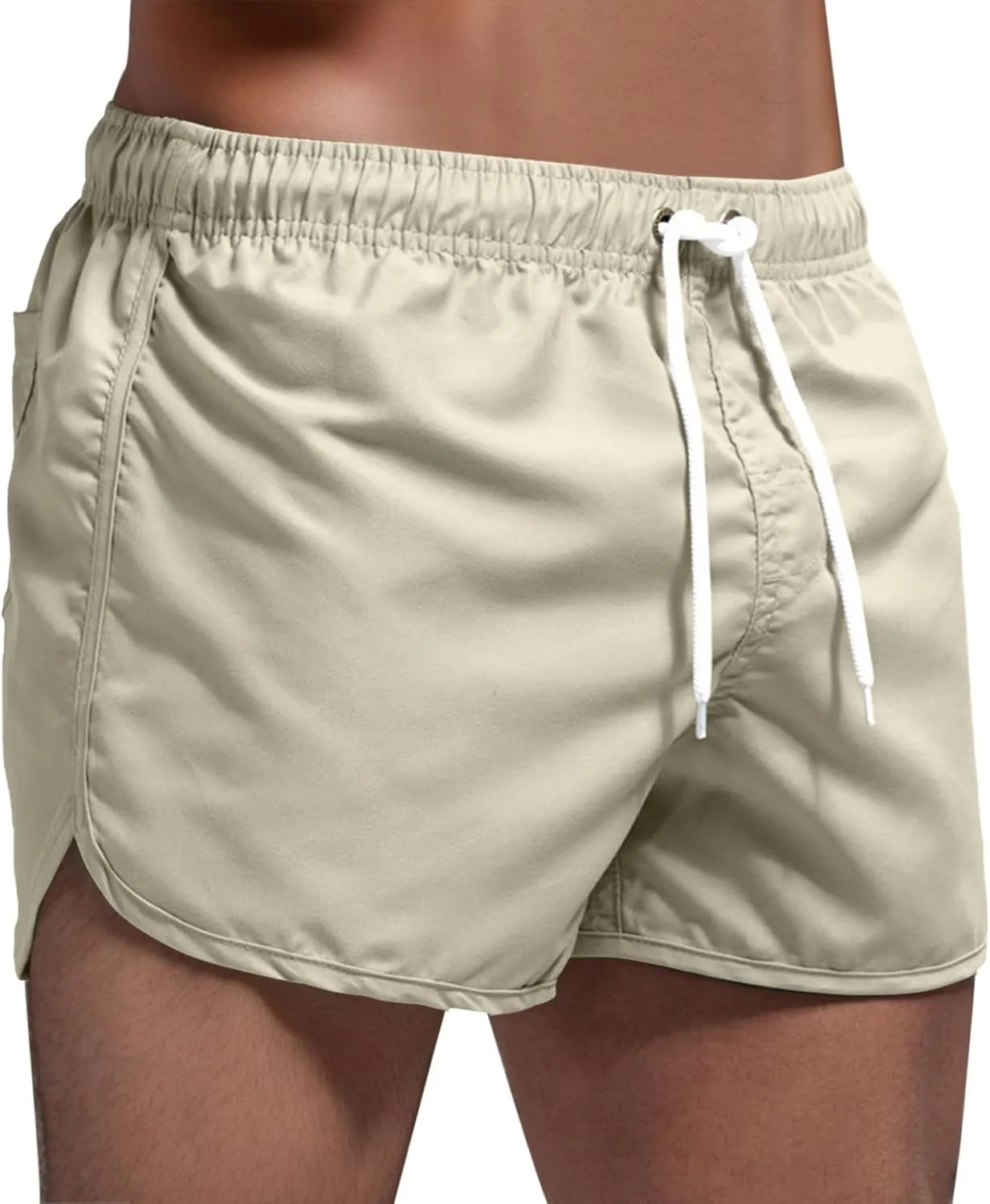 Men's Casual Summer Beach Shorts,Sports Fit Surfing Solid Splicing Swimwear Men's Board Shorts Athletic Shorts for Men