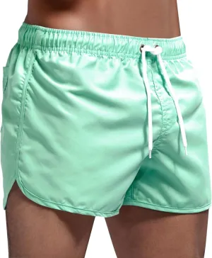 Men's Casual Summer Beach Shorts,Sports Fit Surfing Solid Splicing Swimwear Men's Board Shorts Athletic Shorts for Men