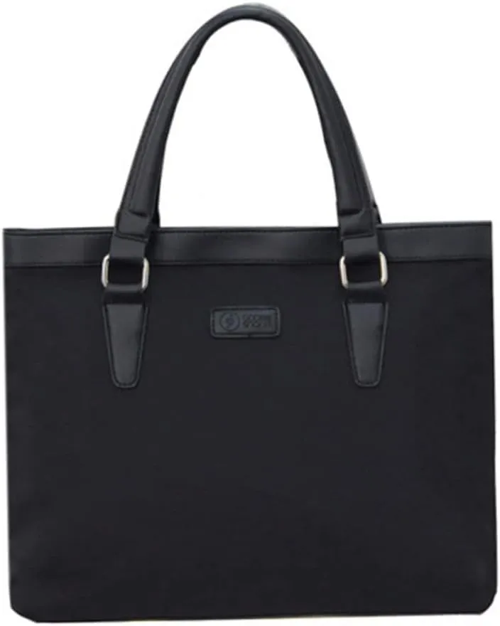 Men's Cowhide Briefcase Laptop Bag Stylish Business Case Sturdy Cow Leather Messenger Bag Interior Pockets