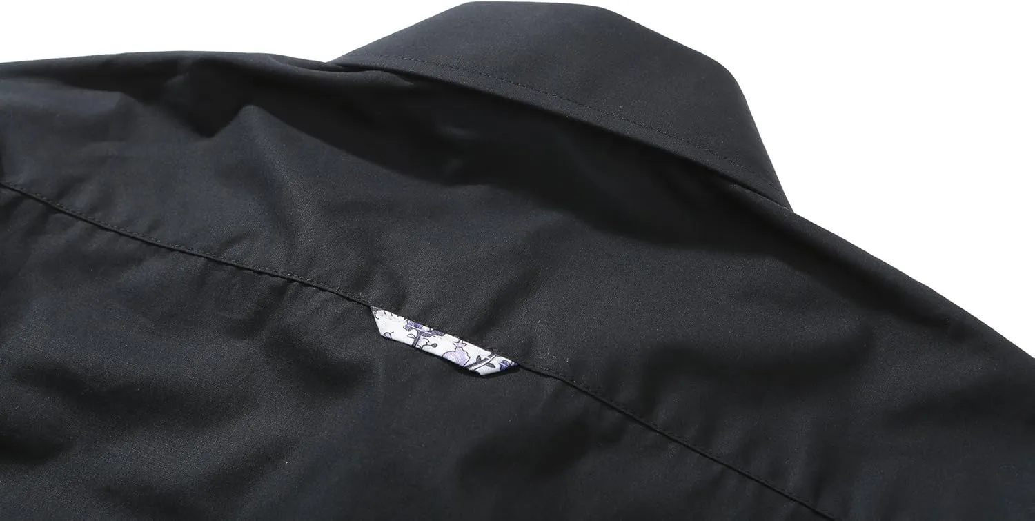 Mens Dress Shirts Short Sleeve Button Down Shirts for Men
