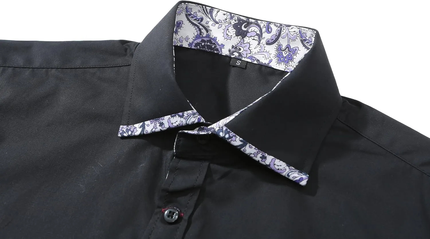 Mens Dress Shirts Short Sleeve Button Down Shirts for Men