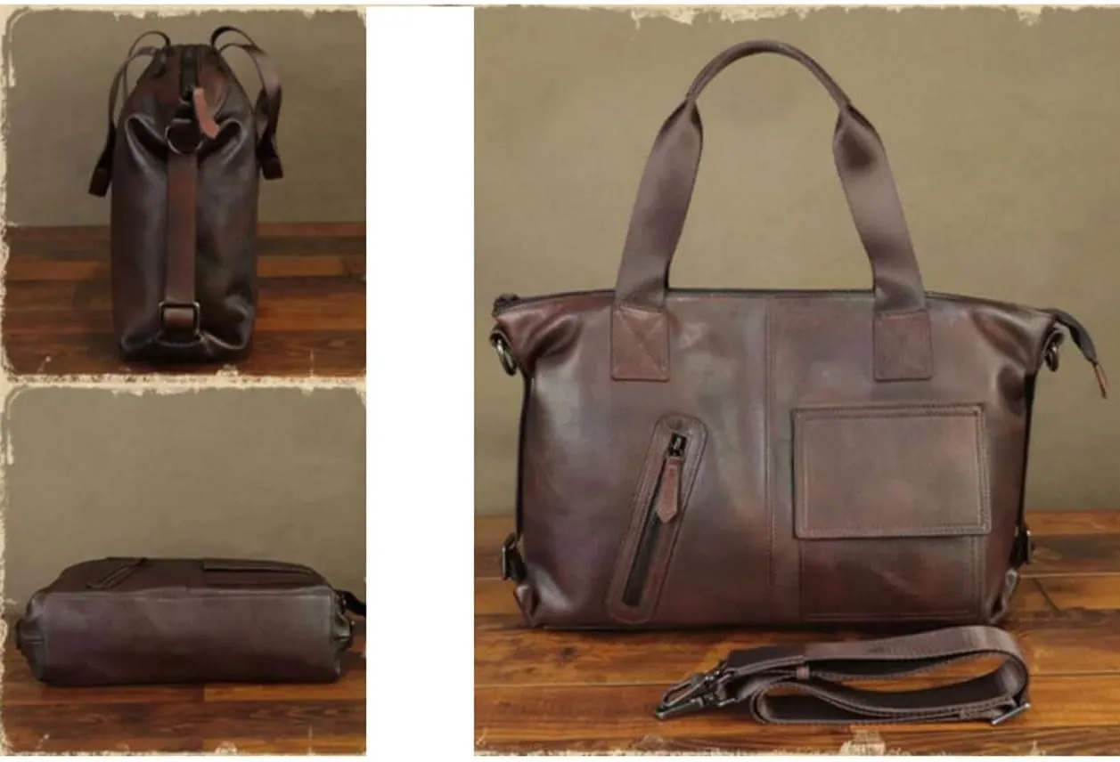 Mens Handbags Briefcases Messenger Shoulder Bags Genuine Leather Travel Bags Crossbody Bags Laptop Bags