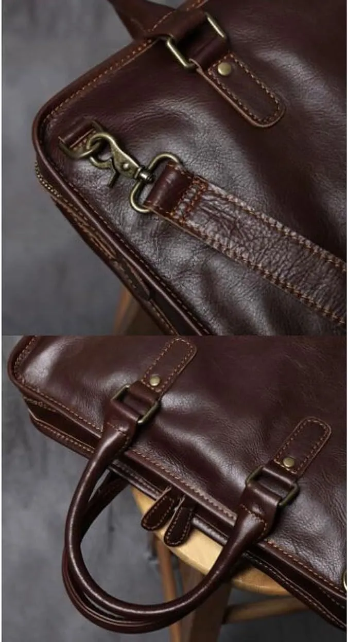 Mens Handbags Briefcases Shoulder Bags Genuine Leather Laptop Bags Crossbody Bags Messenger Bags Casual Daypack