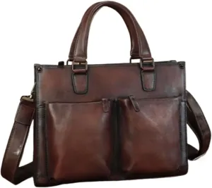 Mens Handbags Messenger Shoulder Bags Genuine Leather Business Briefcases Laptop Bags Crossbody Bags Computer Bags