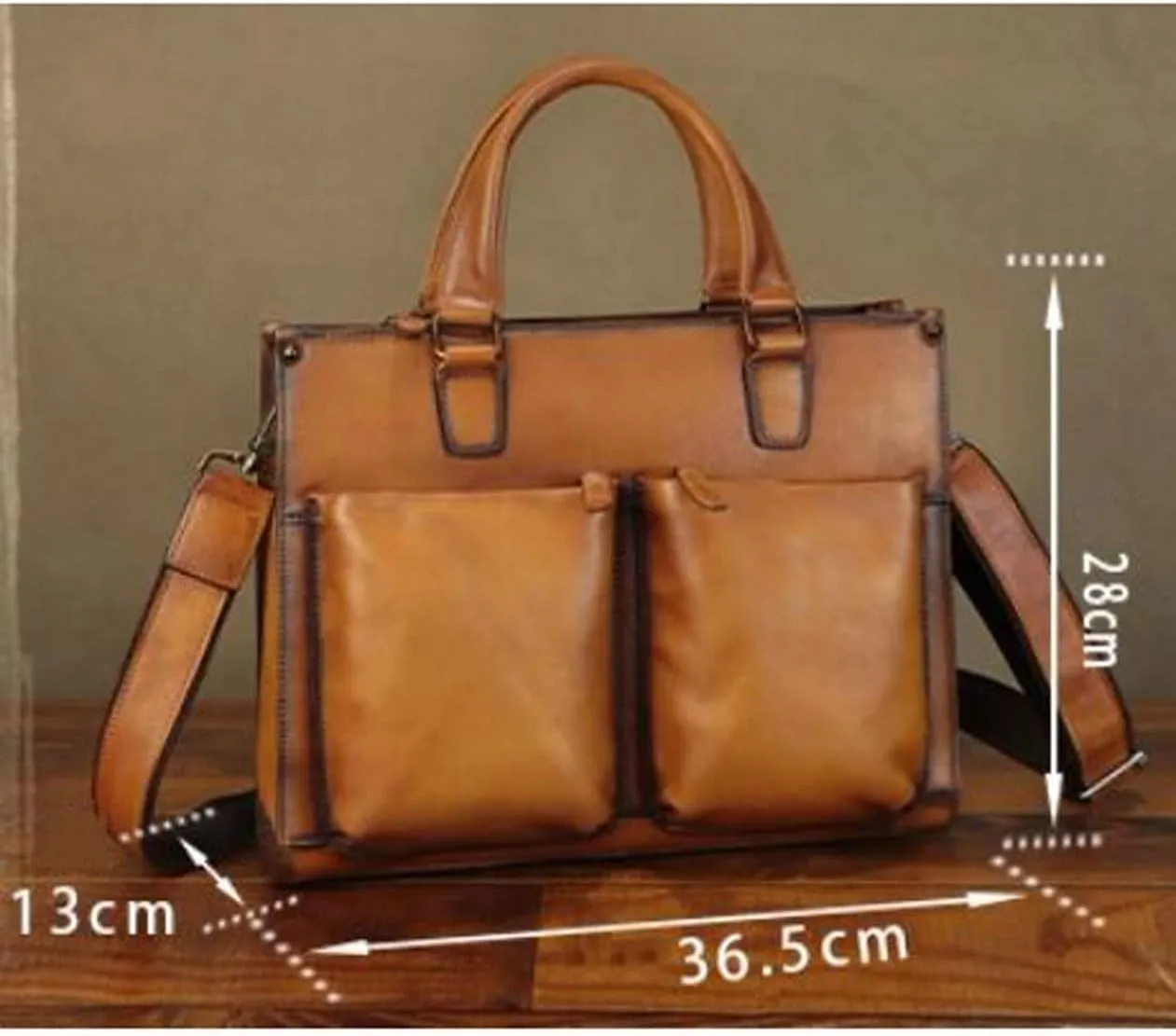 Mens Handbags Messenger Shoulder Bags Genuine Leather Business Briefcases Laptop Bags Crossbody Bags Computer Bags