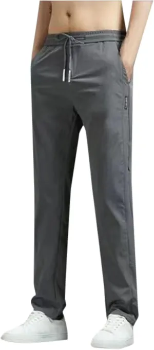 Mens Lightweight Jogging Pant Pull-On Work Joggers Comfort Fit Sport Casual Sweatpant Workout Gym Pants