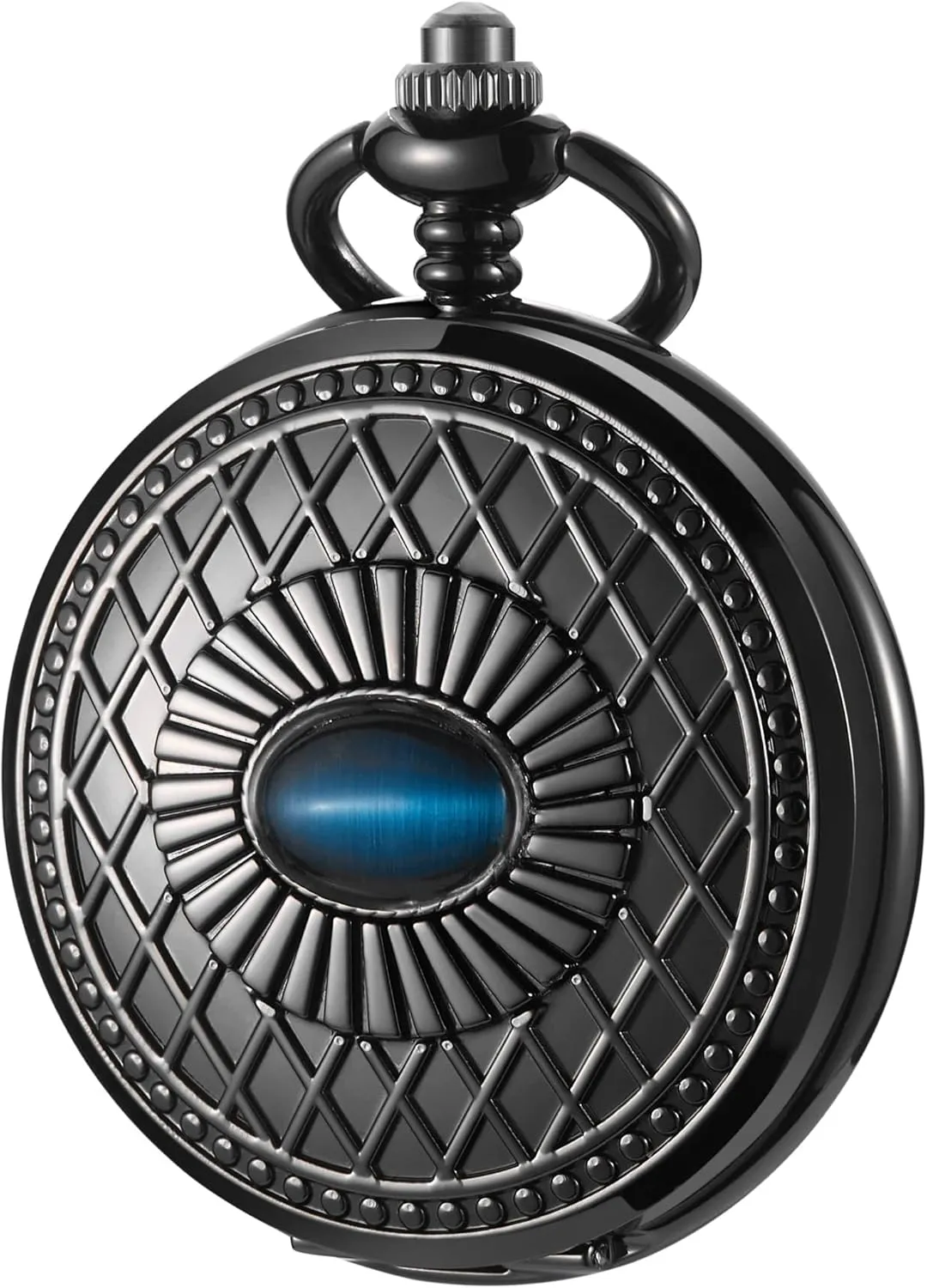 Men's Mechanical Pocket Watch, Roman Numeral Pointer Mechanical Pocket Watches for Men