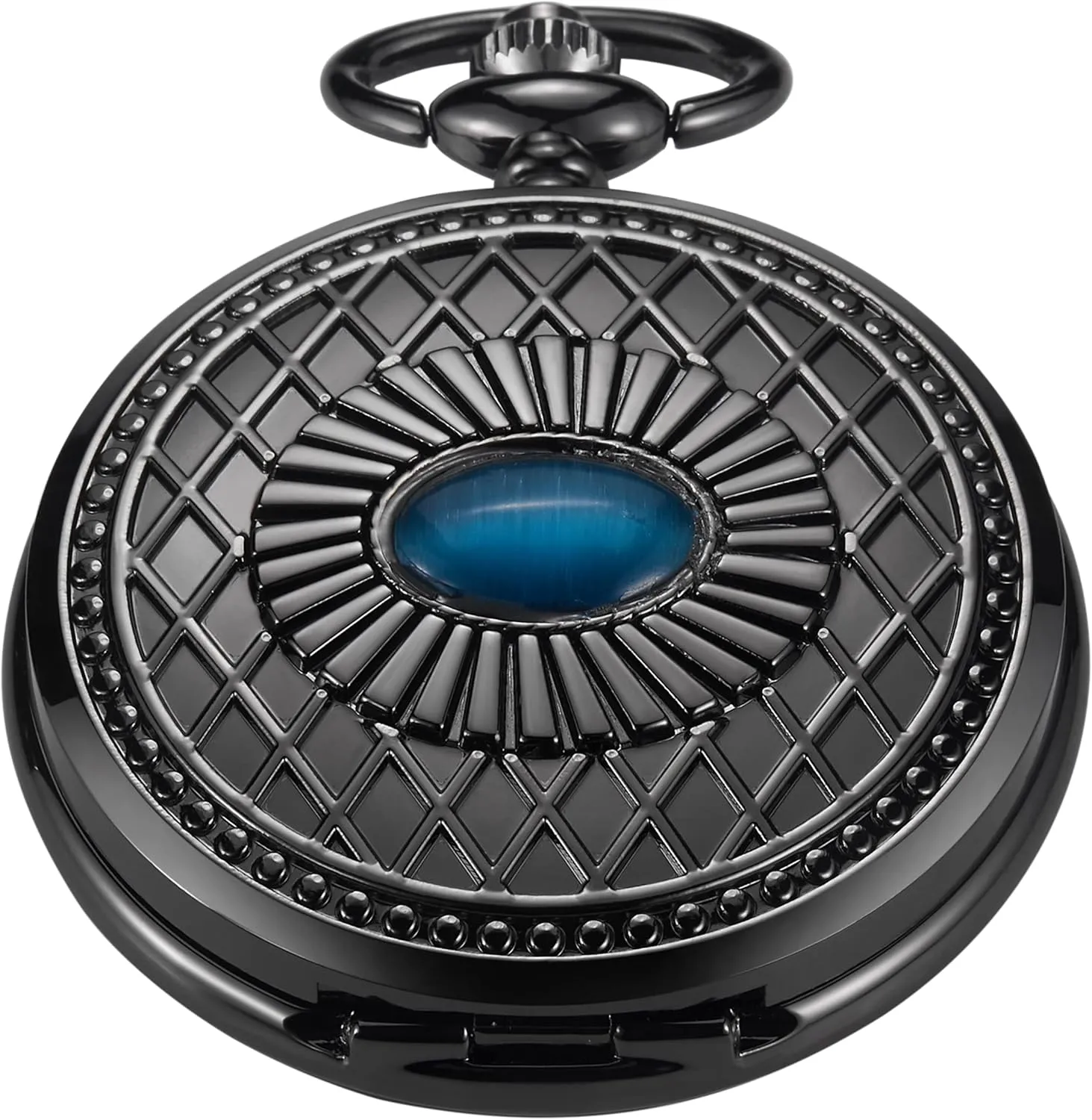 Men's Mechanical Pocket Watch, Roman Numeral Pointer Mechanical Pocket Watches for Men