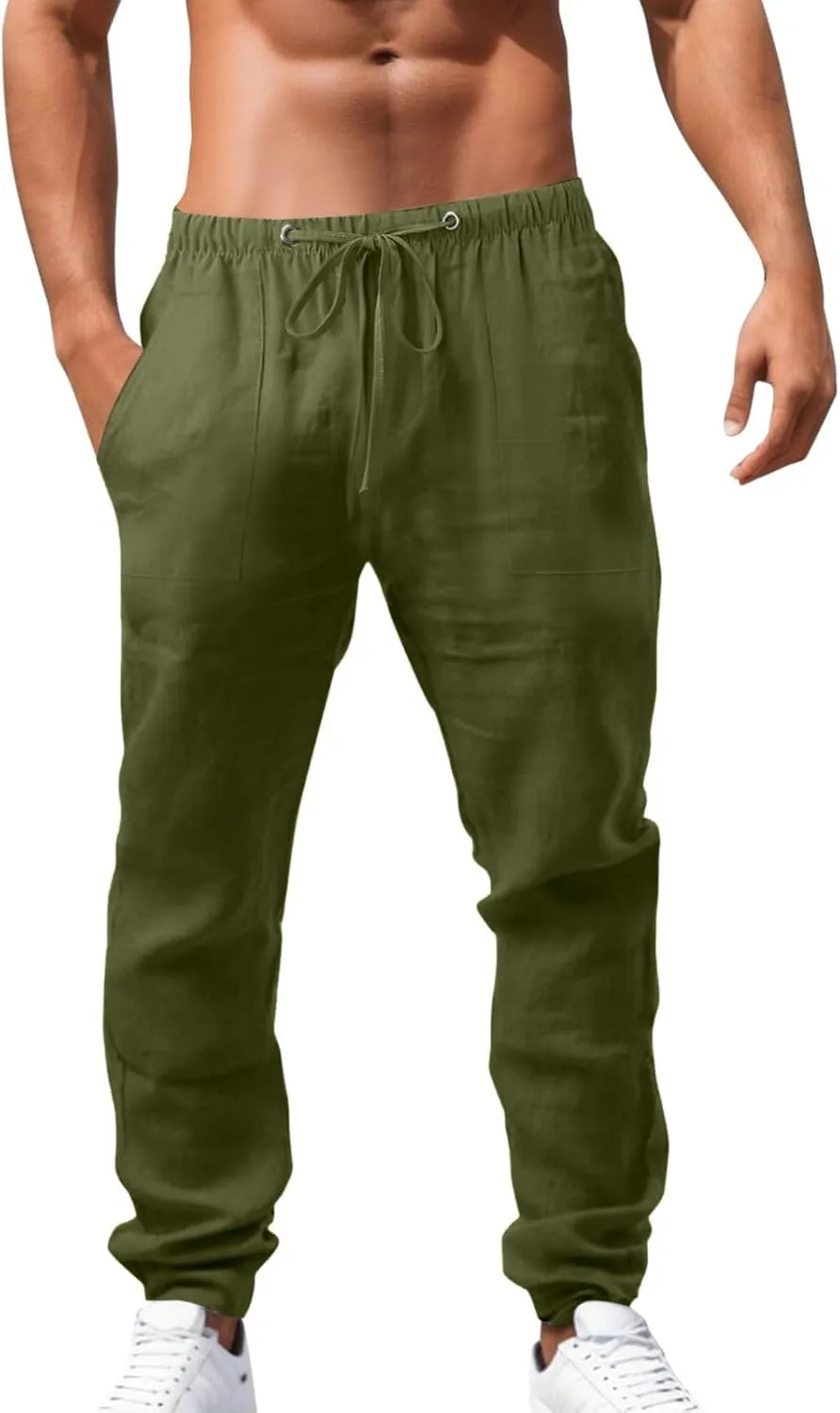 Men's Pant Casual Plus Size Jogger Active Wear Sweatpant Elasticated Stretch Waist Cargo Combat Work Pant