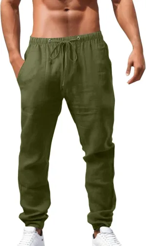 Men's Pant Casual Plus Size Jogger Active Wear Sweatpant Elasticated Stretch Waist Cargo Combat Work Pant