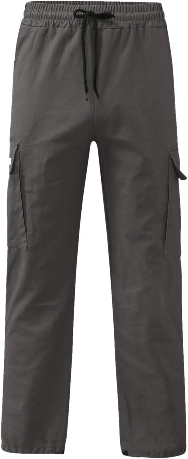 Men's Pants Casual Stylish Joggers Sport Sweatpant Open Hem Elasticated Waist Combat Pant
