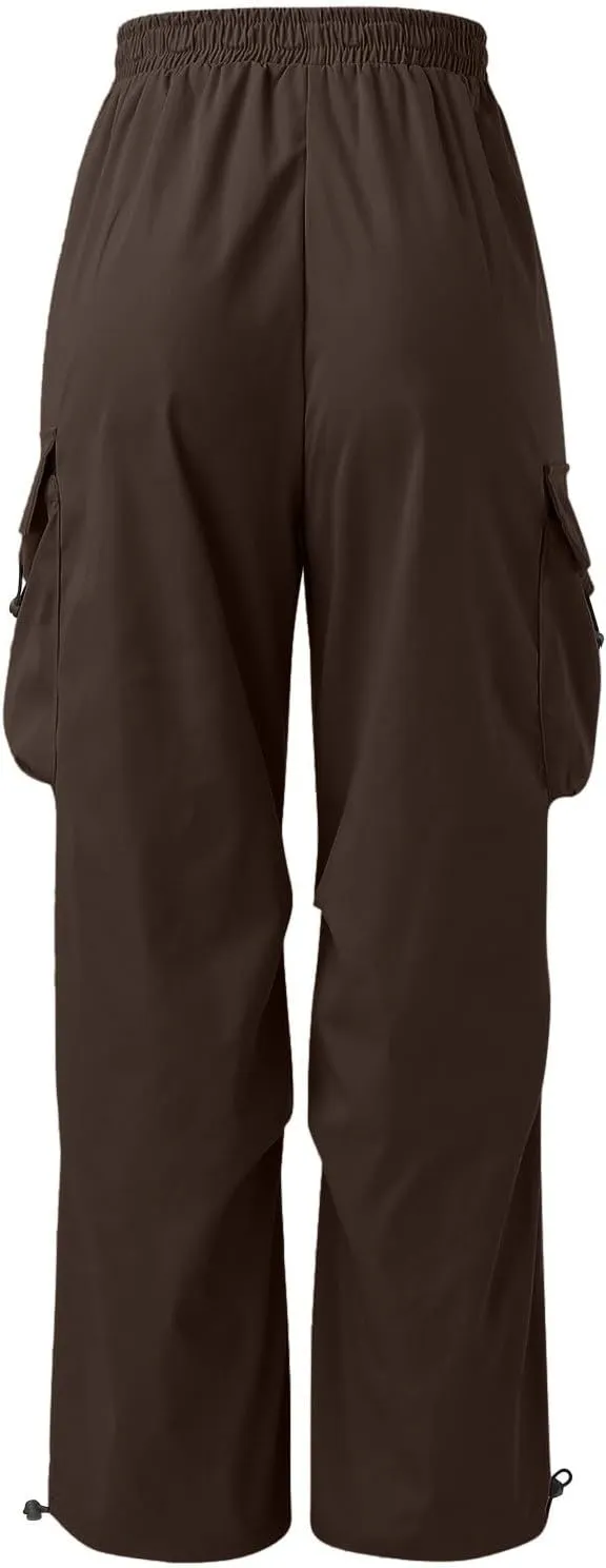 Men's Tracksuit Pant Casual Vintage Joggers Outdoor Sweatpants Zip Pockets Stretch Waist Cargo Combat Pant