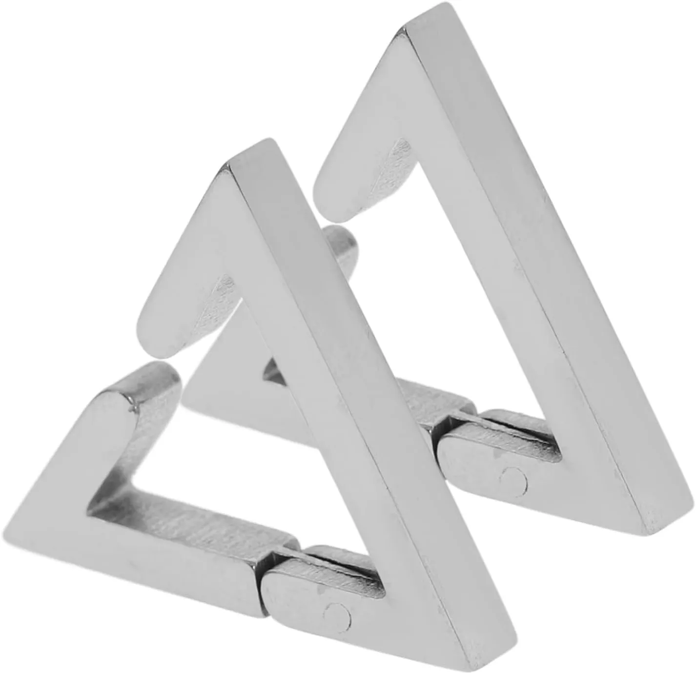 Minimalist Triangle Earrings Women Silver Thick Ear Cuff Statement Earrings