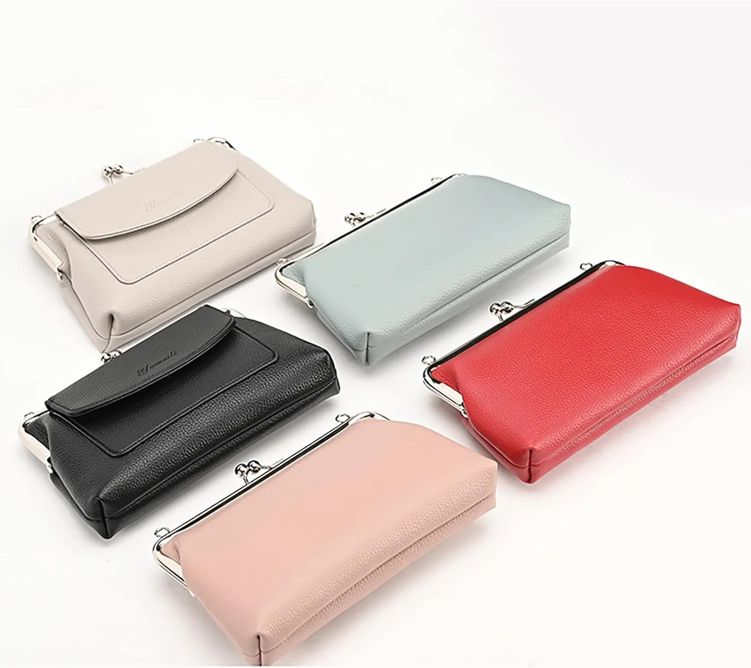Multi Pocket Shoulder Bags for Woman Fabric Nylon Multi Pocket Crossbody Bags Carry on Bag for Airplanes Women(Red)