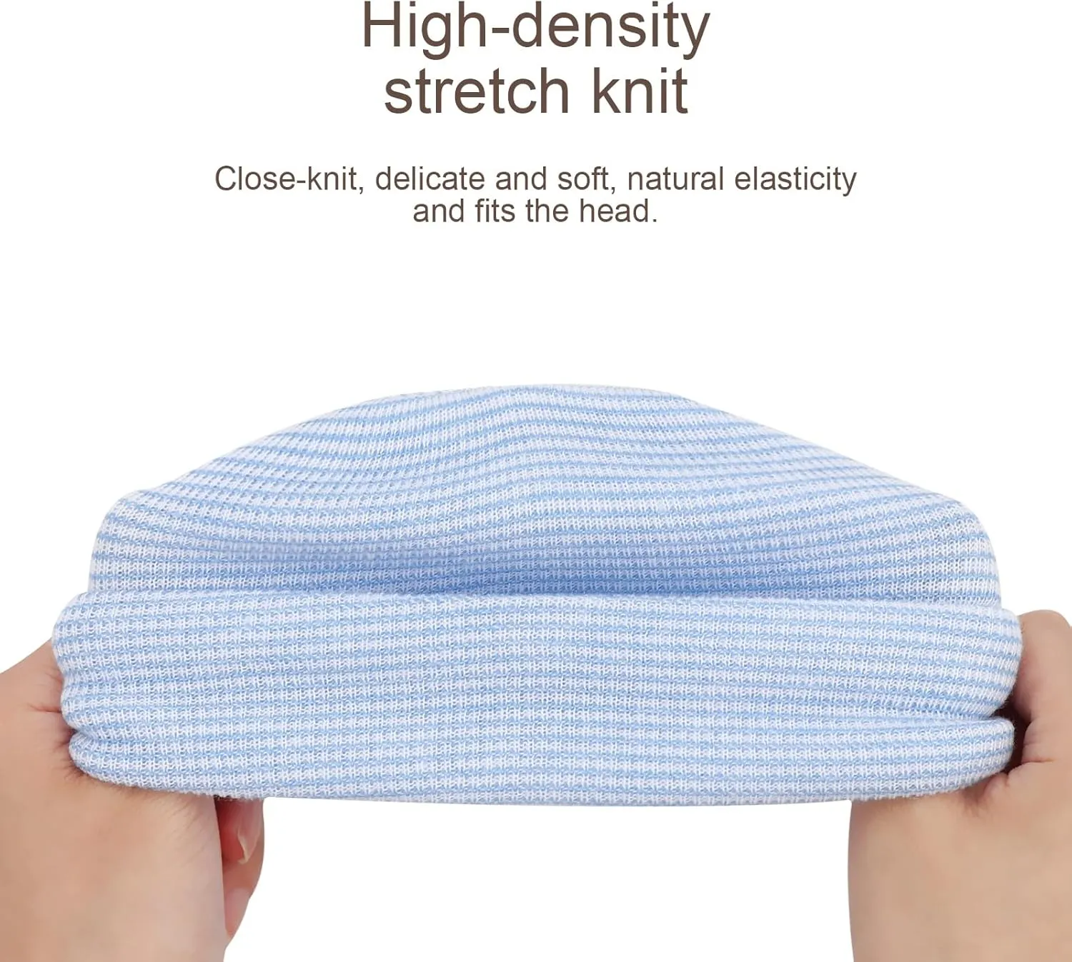 Newborn Baby Girl Hats Soft No Scratch Cotton Toddler Infant Beanie Caps Newborn Hospital Hat for Boy Girl 0-6 Months