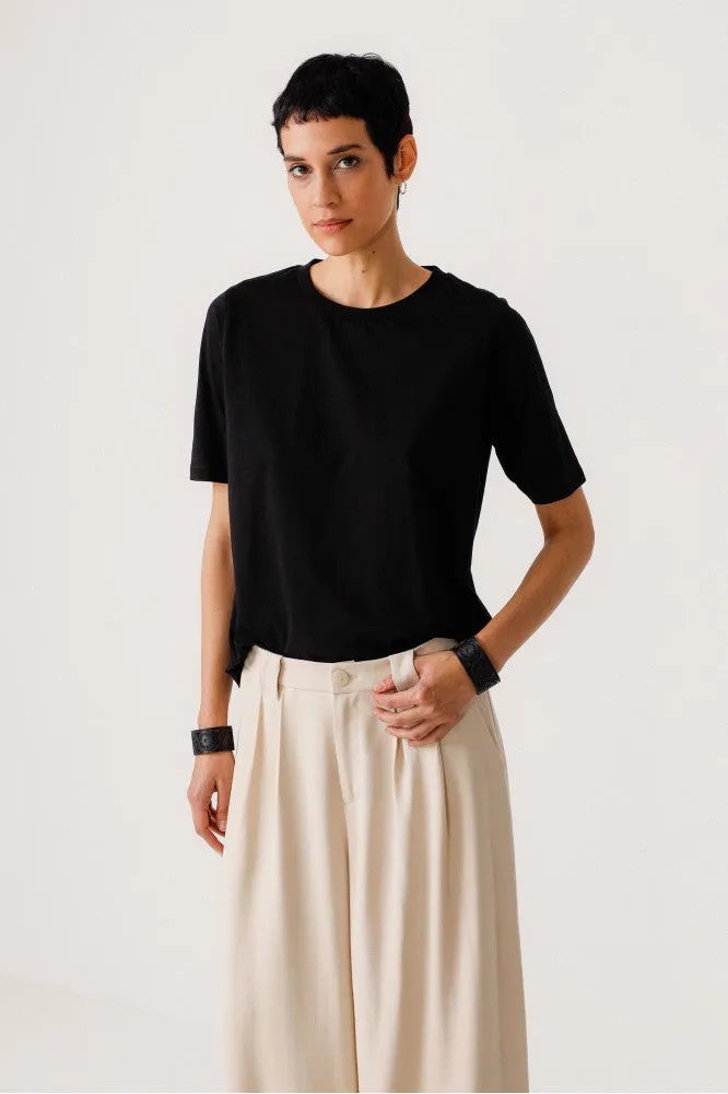 Nia Palazzo Pant - Cream