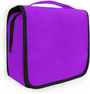 ODAWA Hanging Cosmetic Toiletry Bag Dark Violet Travel Toiletry Bag Hanging Compact