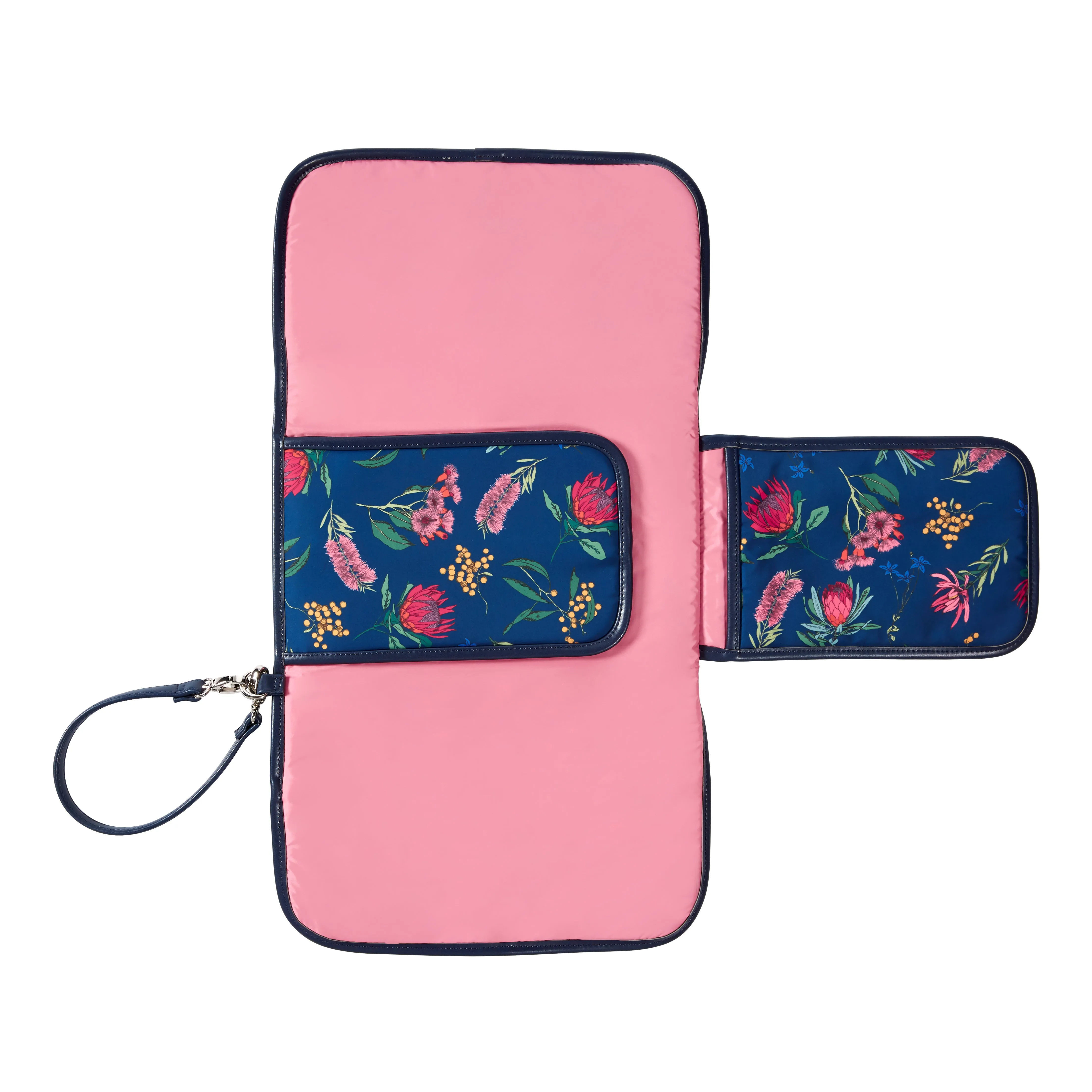 OiOi Change Clutch - Navy Botanical