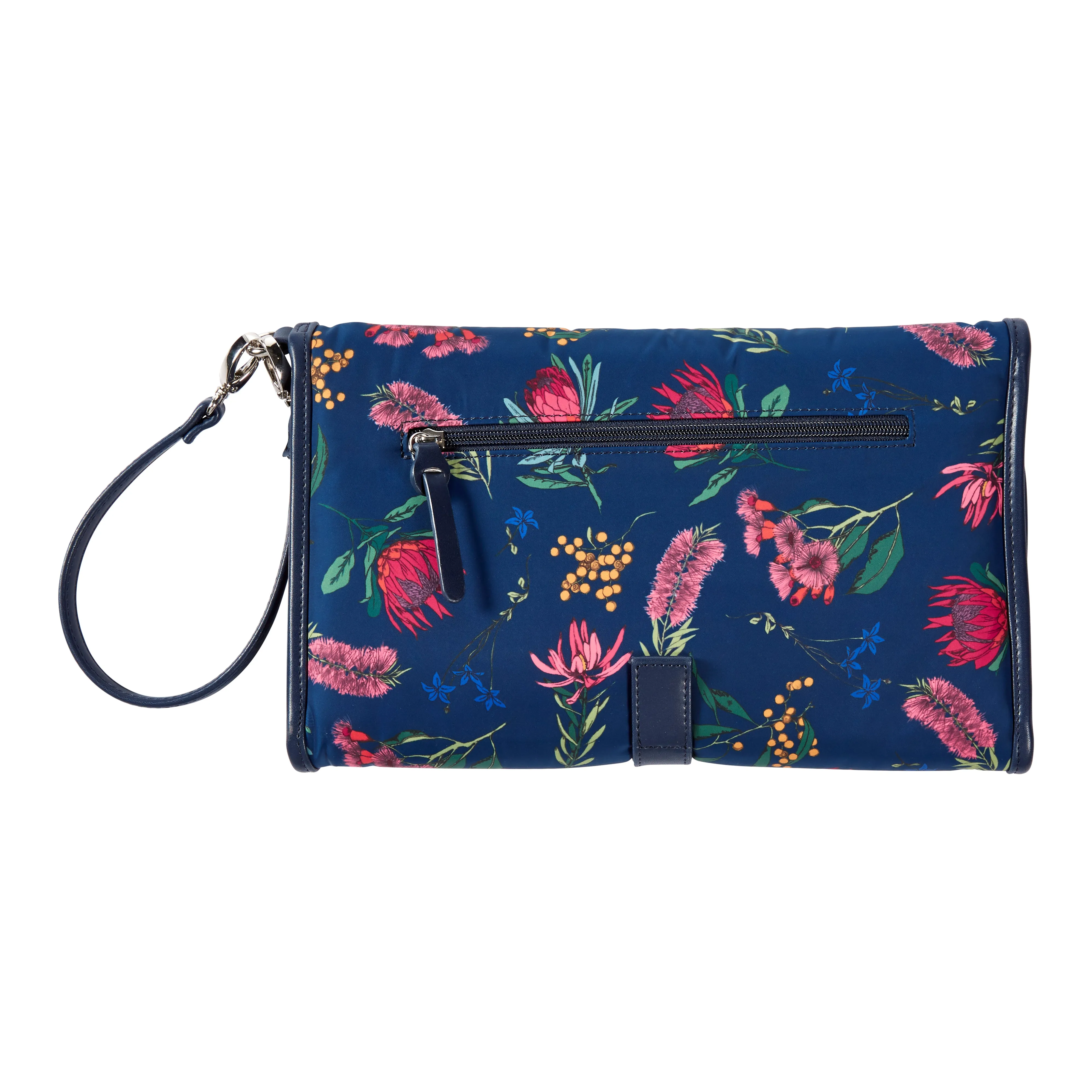 OiOi Change Clutch - Navy Botanical