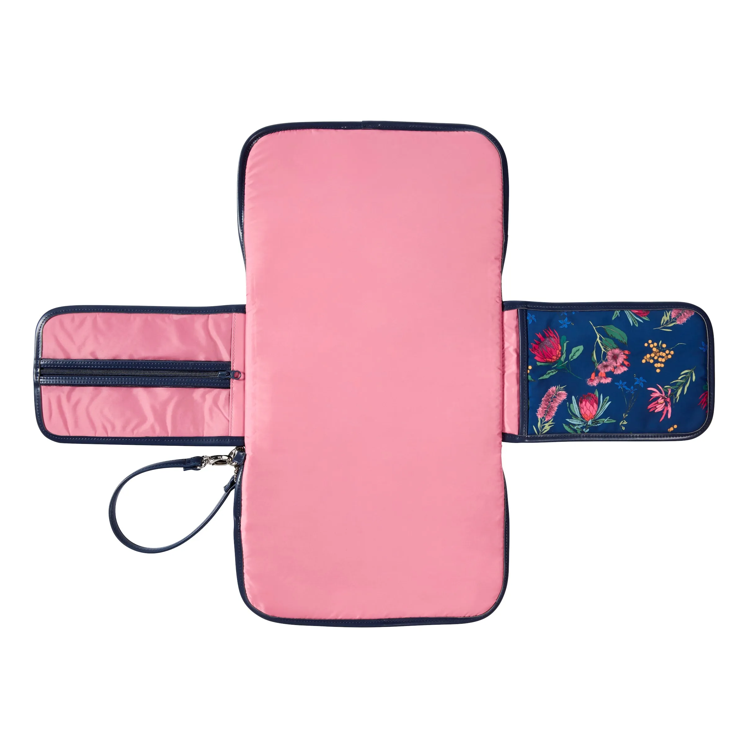 OiOi Change Clutch - Navy Botanical