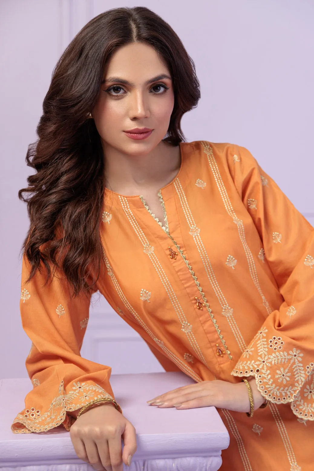 ORANGE-CAMBRIC-2 PIECE (6S24K2P012) bin 94 R6