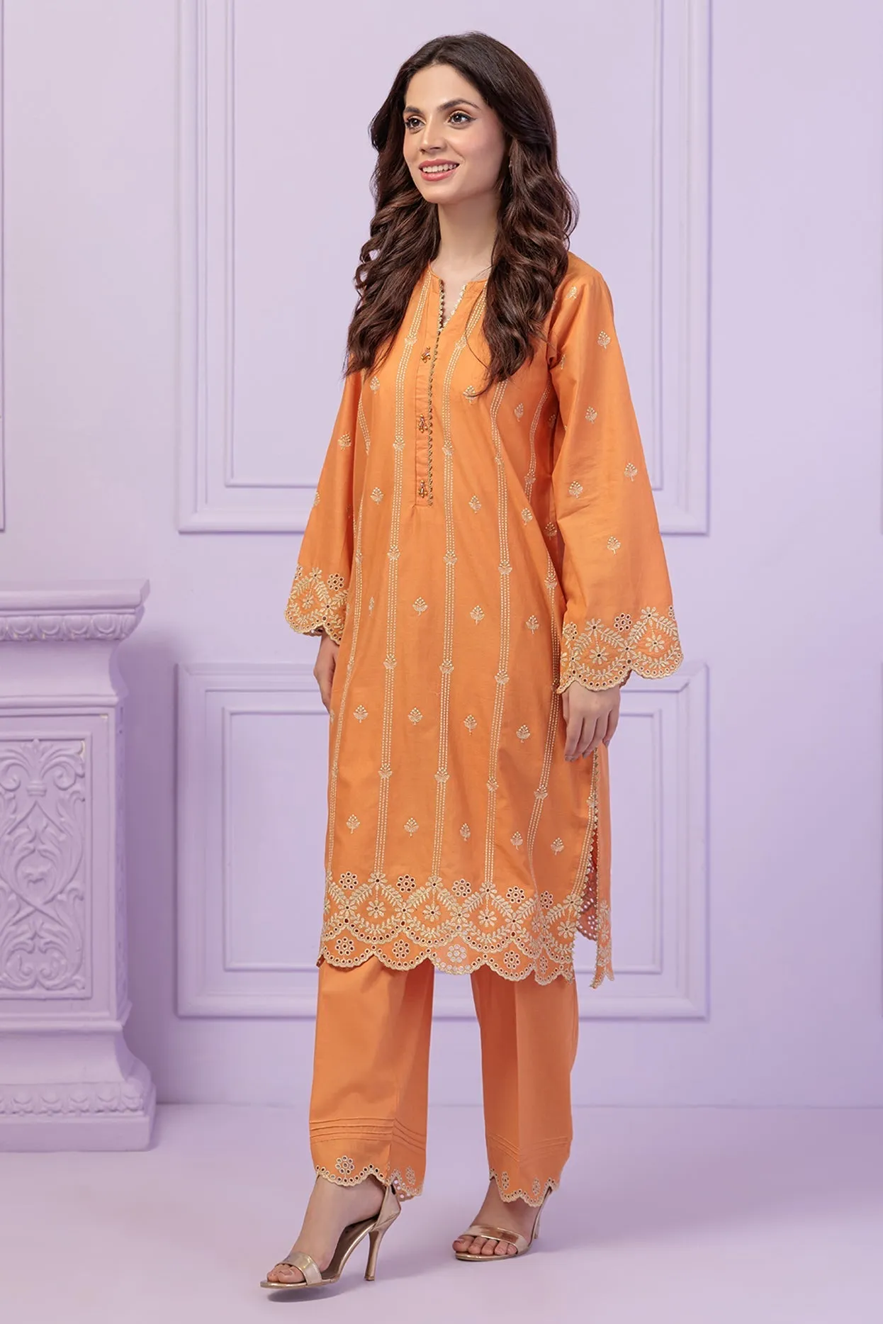 ORANGE-CAMBRIC-2 PIECE (6S24K2P012) bin 94 R6