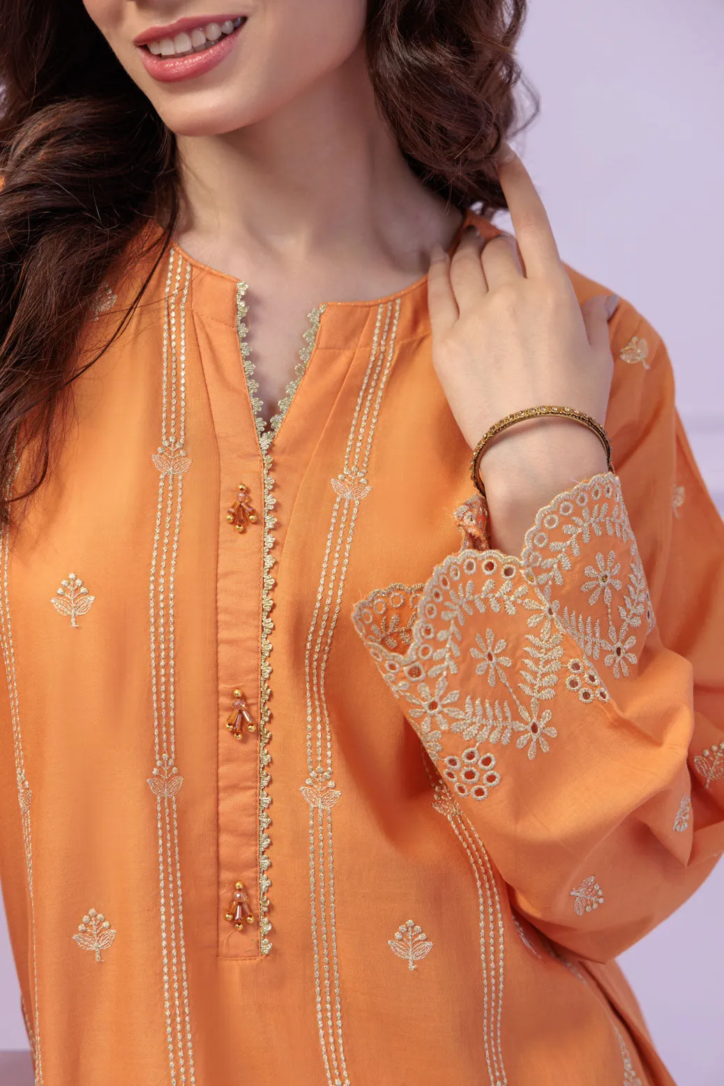 ORANGE-CAMBRIC-2 PIECE (6S24K2P012) bin 94 R6