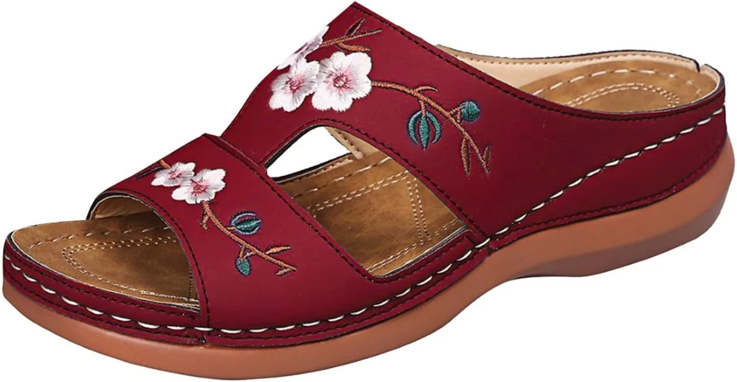 Orthopedic Sandals for Women, Women Dressy Summer Comfortable Sandals with Arch Support Walking Sandals Flip Flops Sandals