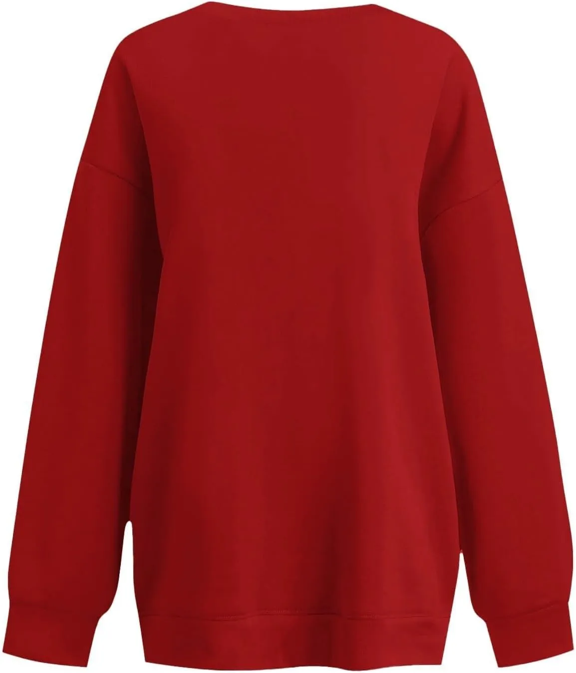 Oversized Crewneck Sweatshirt Women 2024 Winter Fashion Clothes Causal Loose Long Sleeve Pullover Tops Preppy Shirts