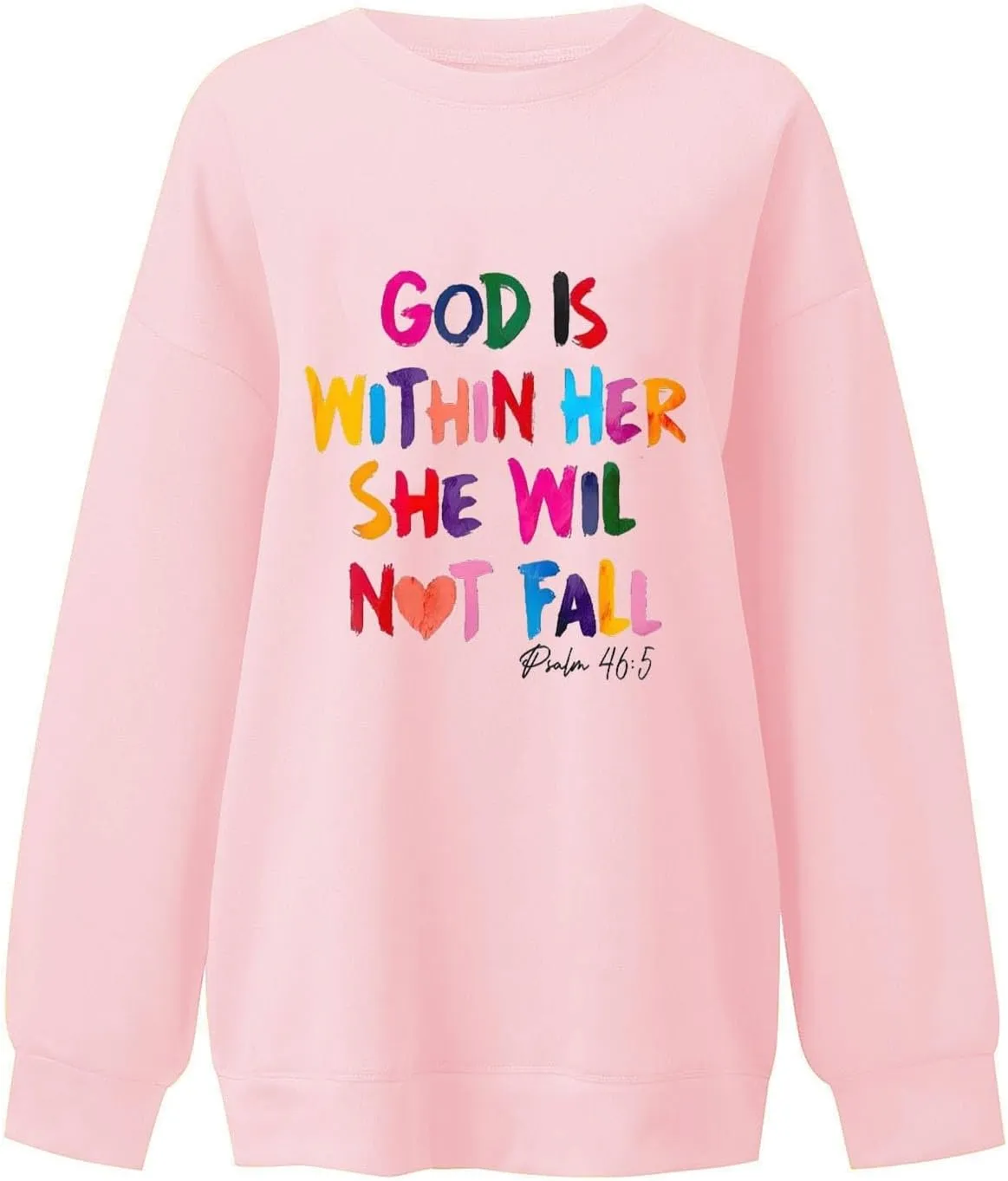 Oversized Crewneck Sweatshirt Women 2024 Winter Fashion Clothes Causal Loose Long Sleeve Pullover Tops Preppy Shirts