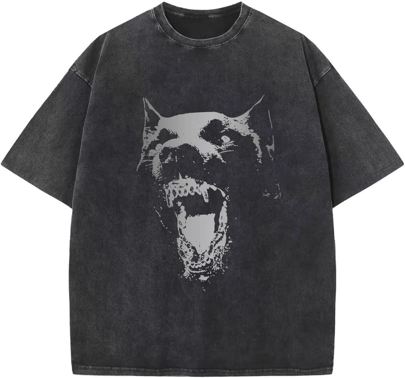 Oversized Graphic Tees Vintage Shirt Men Baggy Y2k Cotton Acid Wash T Shirts Harajuku Streetwear Grunge Aesthetic Top