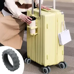 Overstock Items Clearance - Luggage Wheel Covers Suitcase Silica Gel Protective Cover Trolley Case Silent Universal Wheel Cover Wheel Noise Reduction Caster Protective Cover