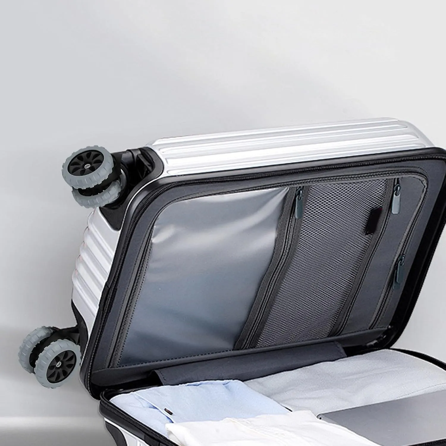 Overstock Items Clearance - Luggage Wheel Covers Suitcase Silica Gel Protective Cover Trolley Case Silent Universal Wheel Cover Wheel Noise Reduction Caster Protective Cover