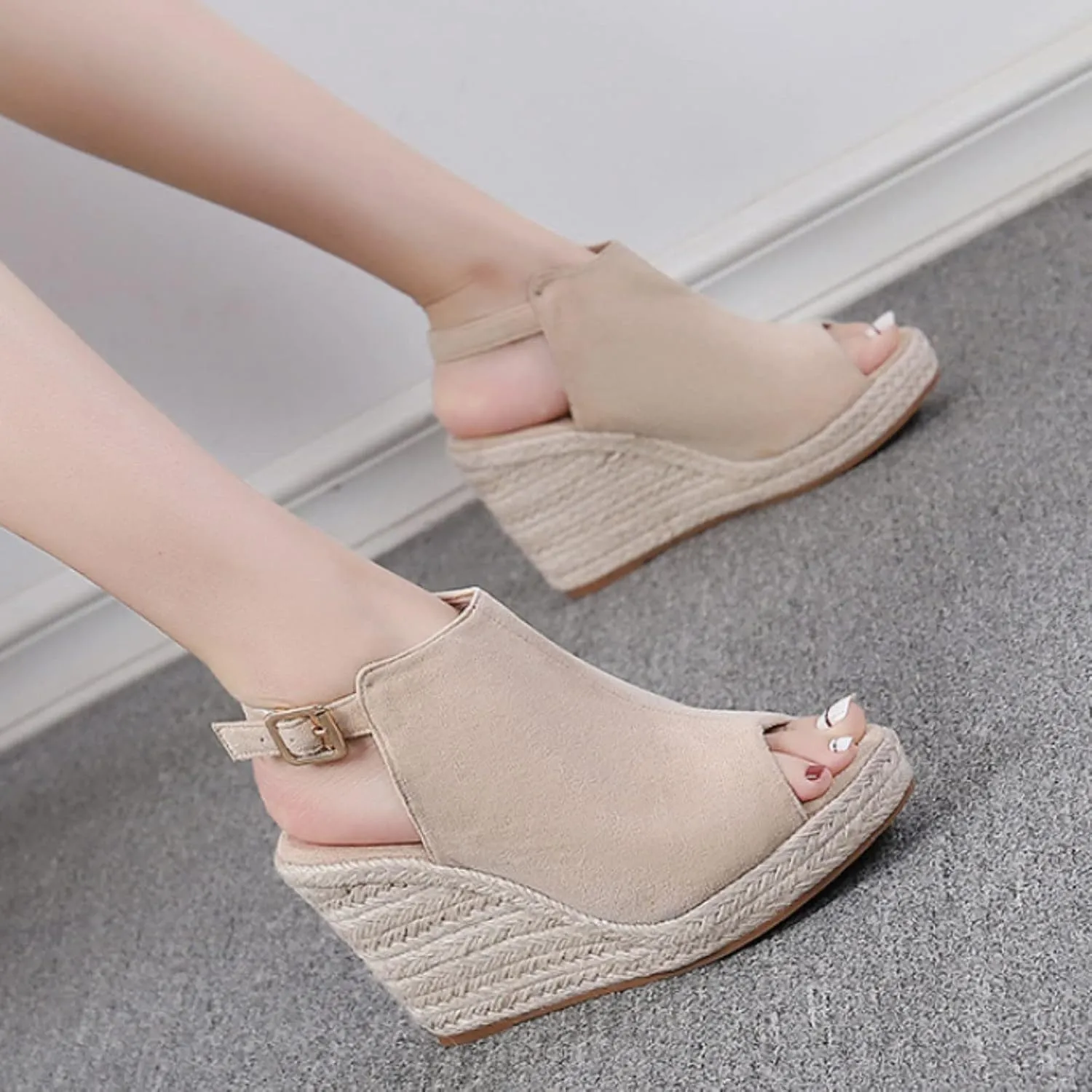 Platform Sandals Women Slip On Shoes Cross Strap Comfortable Chunky Heel Breathable Sandals Open Toe Summer Dressy Boho Style Footwear Orthopedic Sandal Beach Dressy Flip Flops for Wide Toe Spring