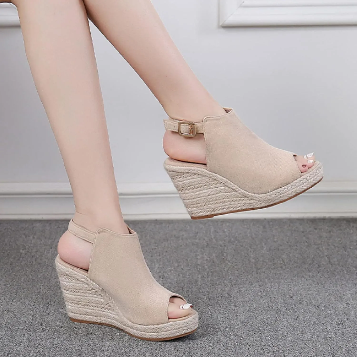 Platform Sandals Women Slip On Shoes Cross Strap Comfortable Chunky Heel Breathable Sandals Open Toe Summer Dressy Boho Style Footwear Orthopedic Sandal Beach Dressy Flip Flops for Wide Toe Spring