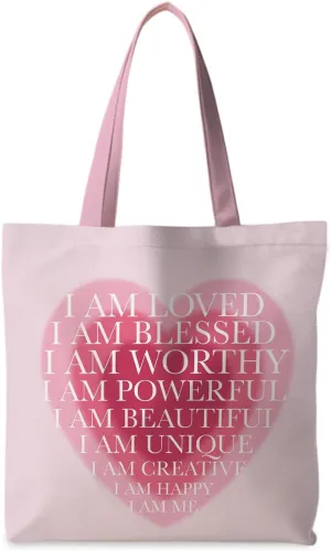 Preppy Tote Bag, Coquette Tote Bag, Preppy Stuff, Reusable Grocery Bags Shopping Bags
